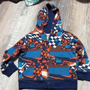 Colorful Geometric Kids Hoodie 24m